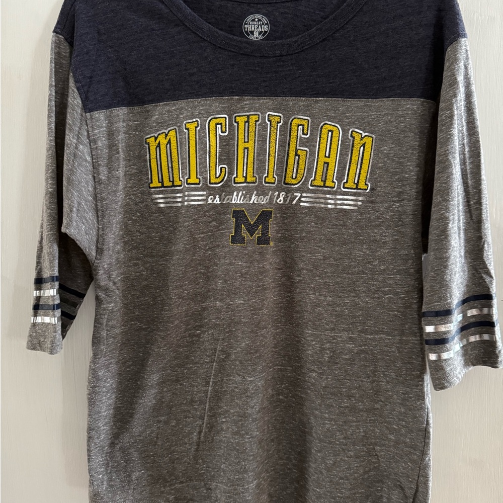 Gray Michigan Women T Shirt